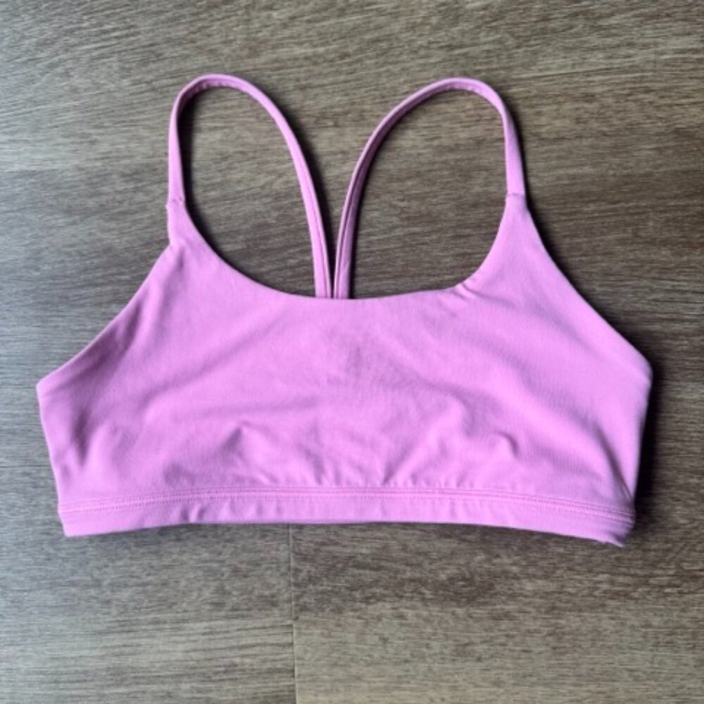 Athleta Transcend Scoop Sports Bra A-C in Pink